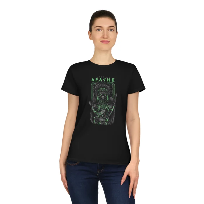 T-shirt Damski z nadrukiem Apache Warrior
